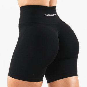 Alphalete Amplify Short Black 6.5" NWT Size Small